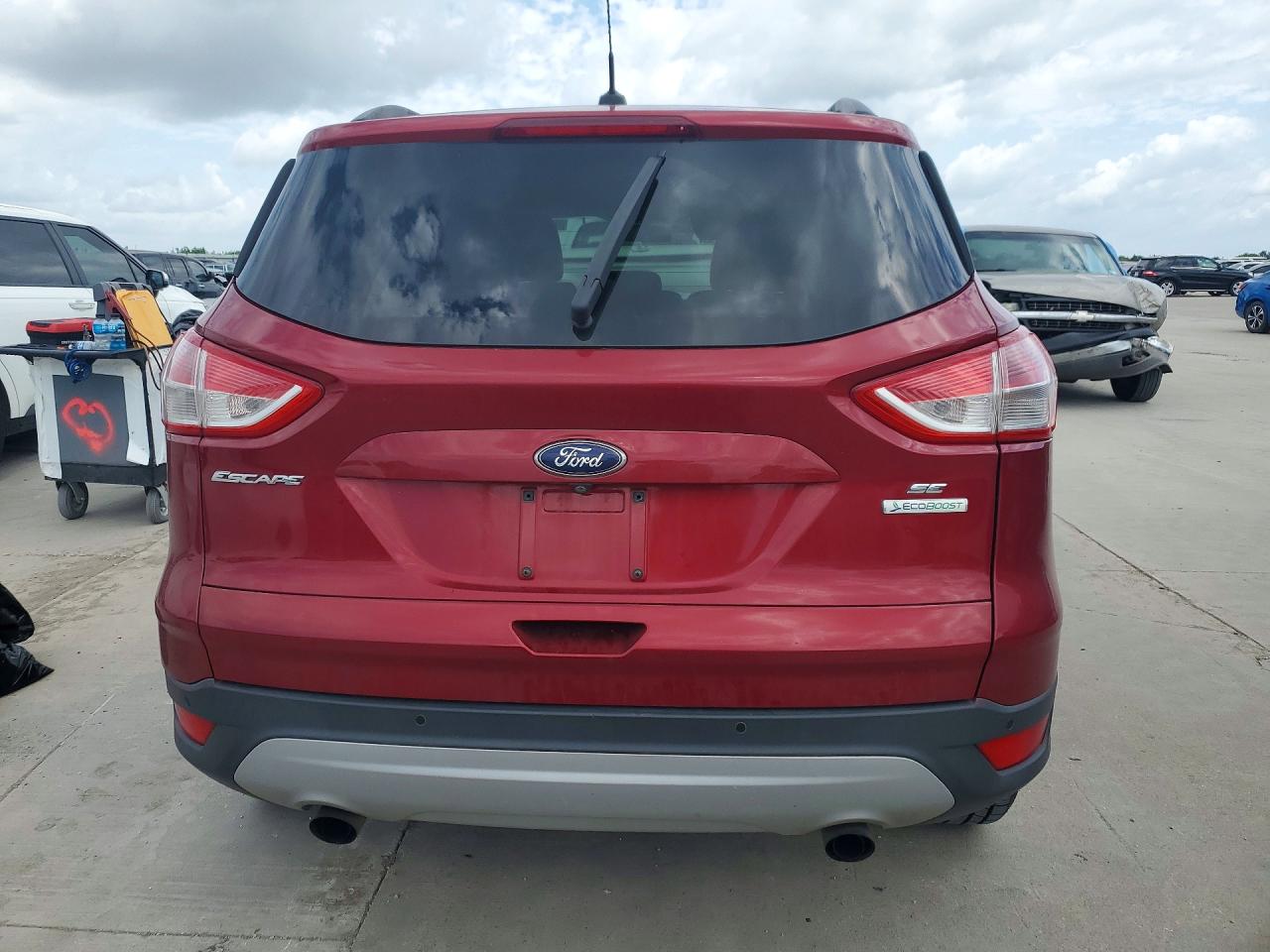 2014 Ford Escape Se Burgundy vin: 1FMCU0G93EUE51831