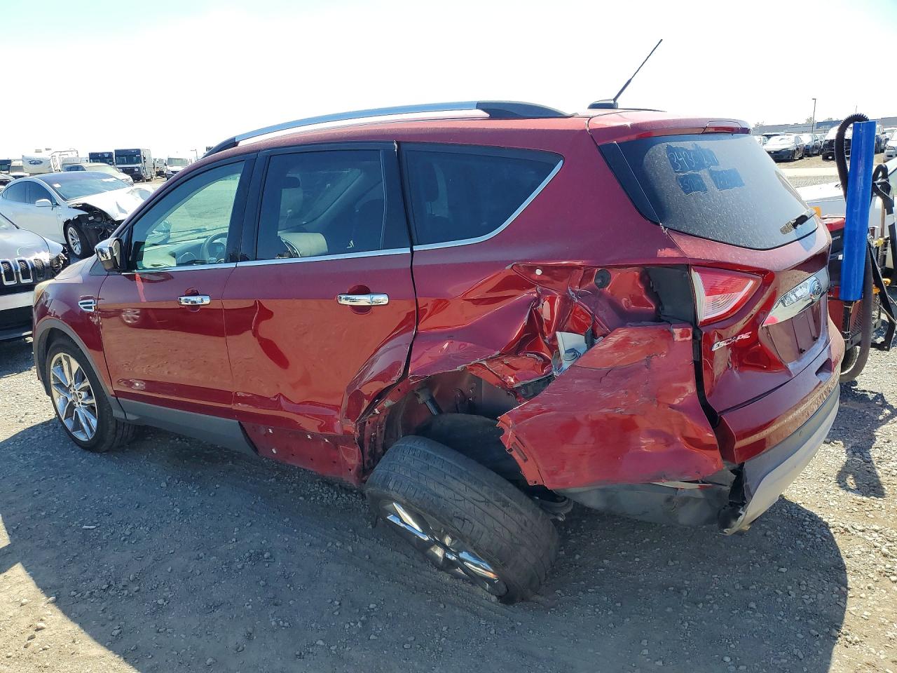2015 Ford Escape Se Burgundy vin: 1FMCU0G93FUA17894