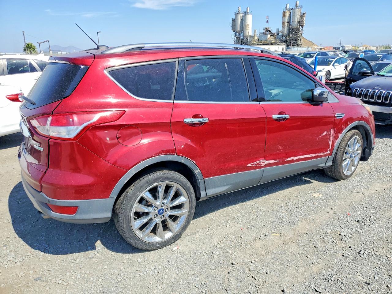 2015 Ford Escape Se Burgundy vin: 1FMCU0G93FUA17894