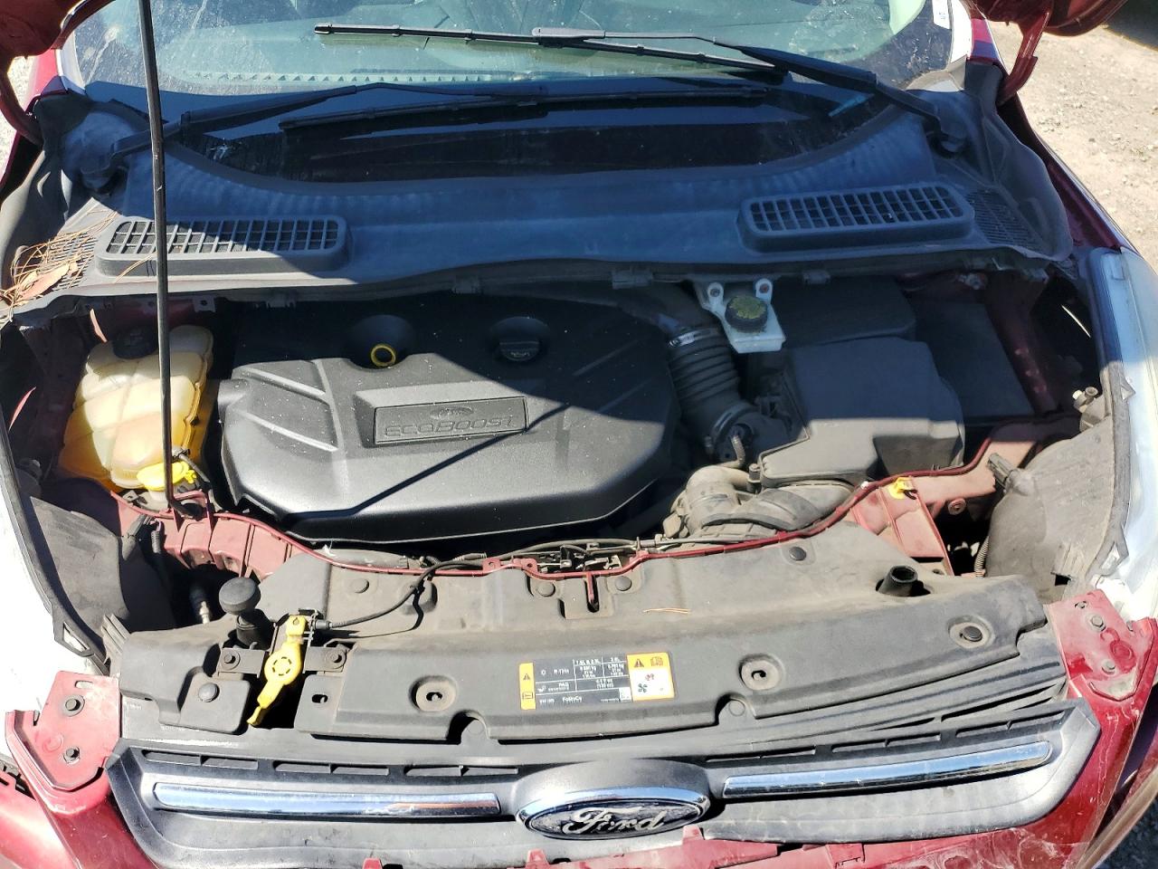 2015 Ford Escape Se Burgundy vin: 1FMCU0G93FUA17894