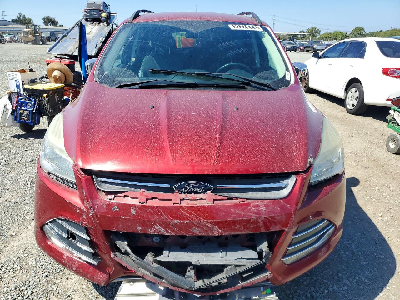 2015 Ford Escape Se Burgundy vin: 1FMCU0G93FUA17894