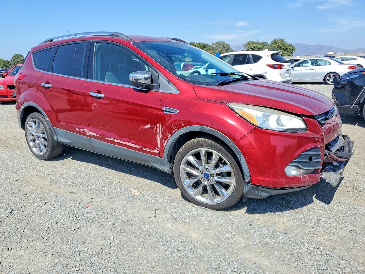 2015 Ford Escape Se Burgundy vin: 1FMCU0G93FUA17894
