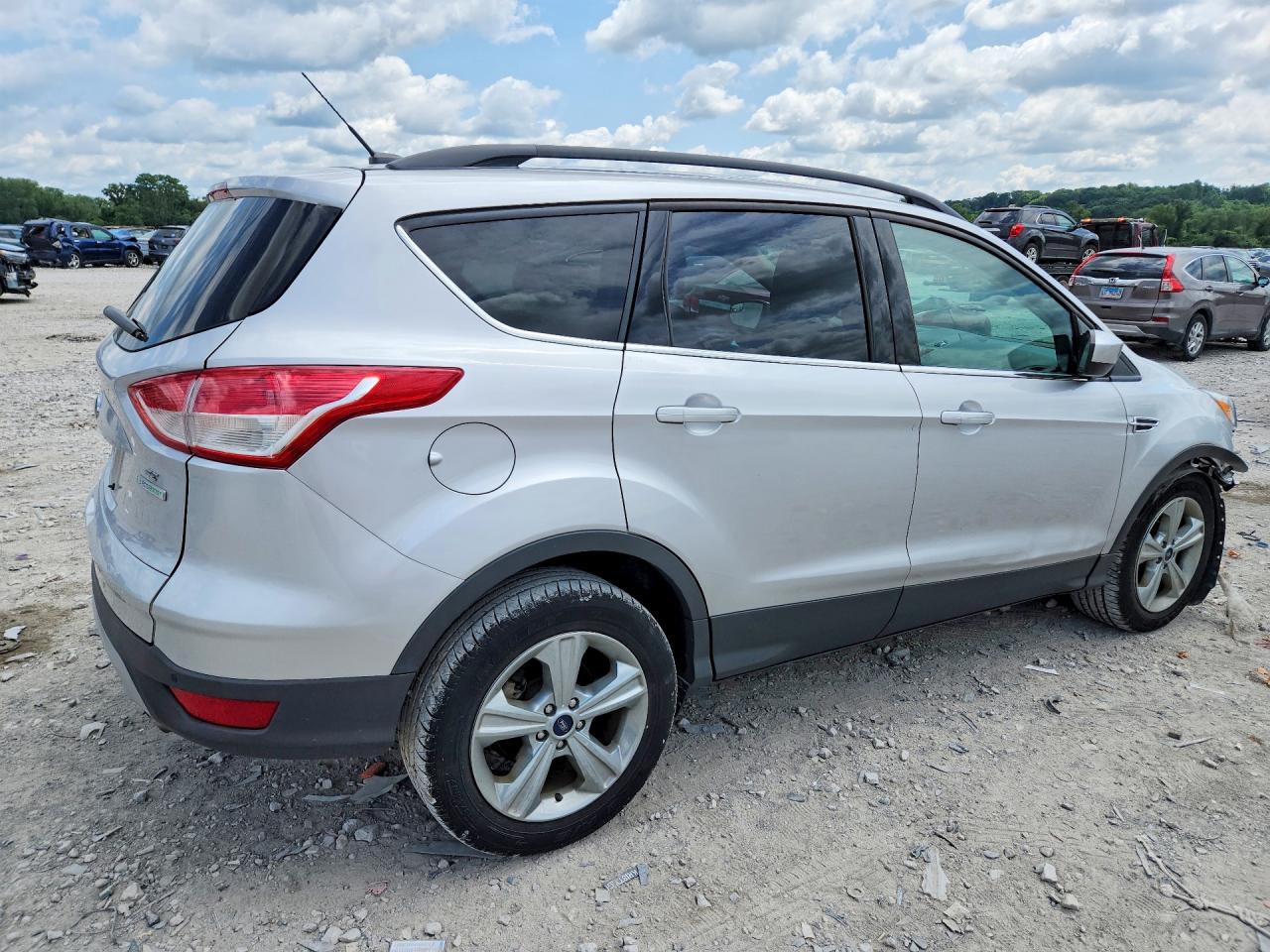 2015 Ford Escape Se Silver vin: 1FMCU0G93FUC23801