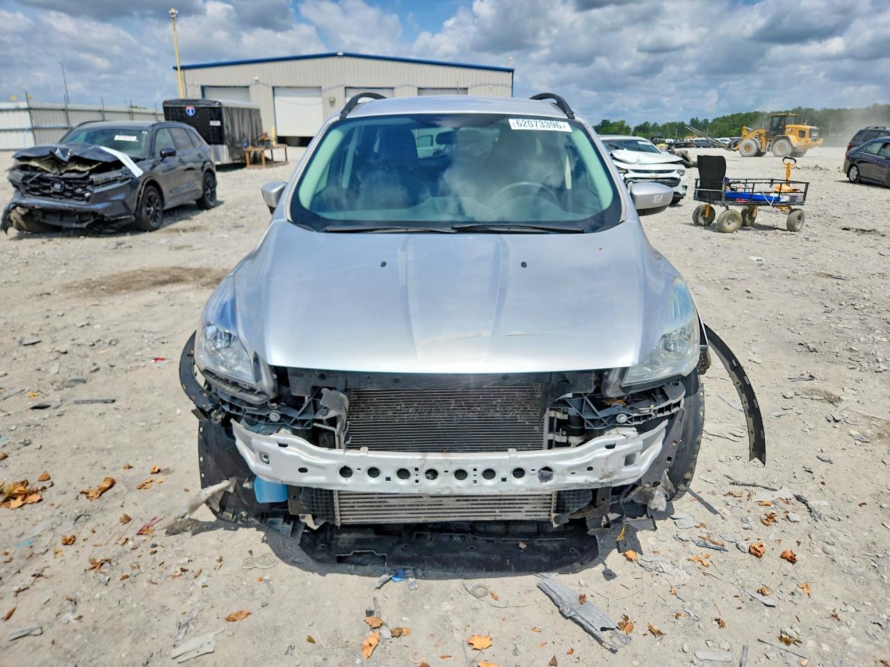 2015 Ford Escape Se Silver vin: 1FMCU0G93FUC23801