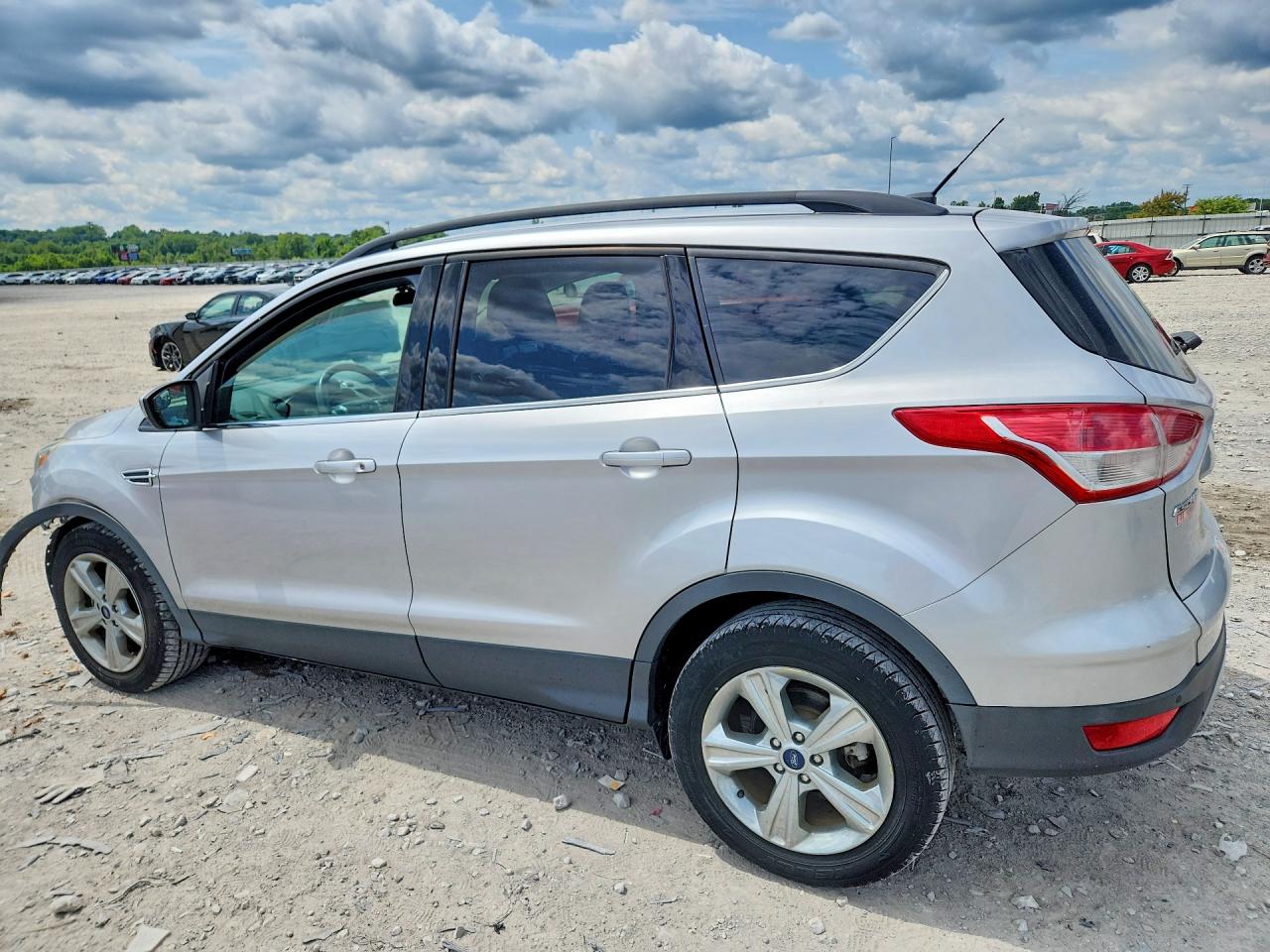 2015 Ford Escape Se Silver vin: 1FMCU0G93FUC23801