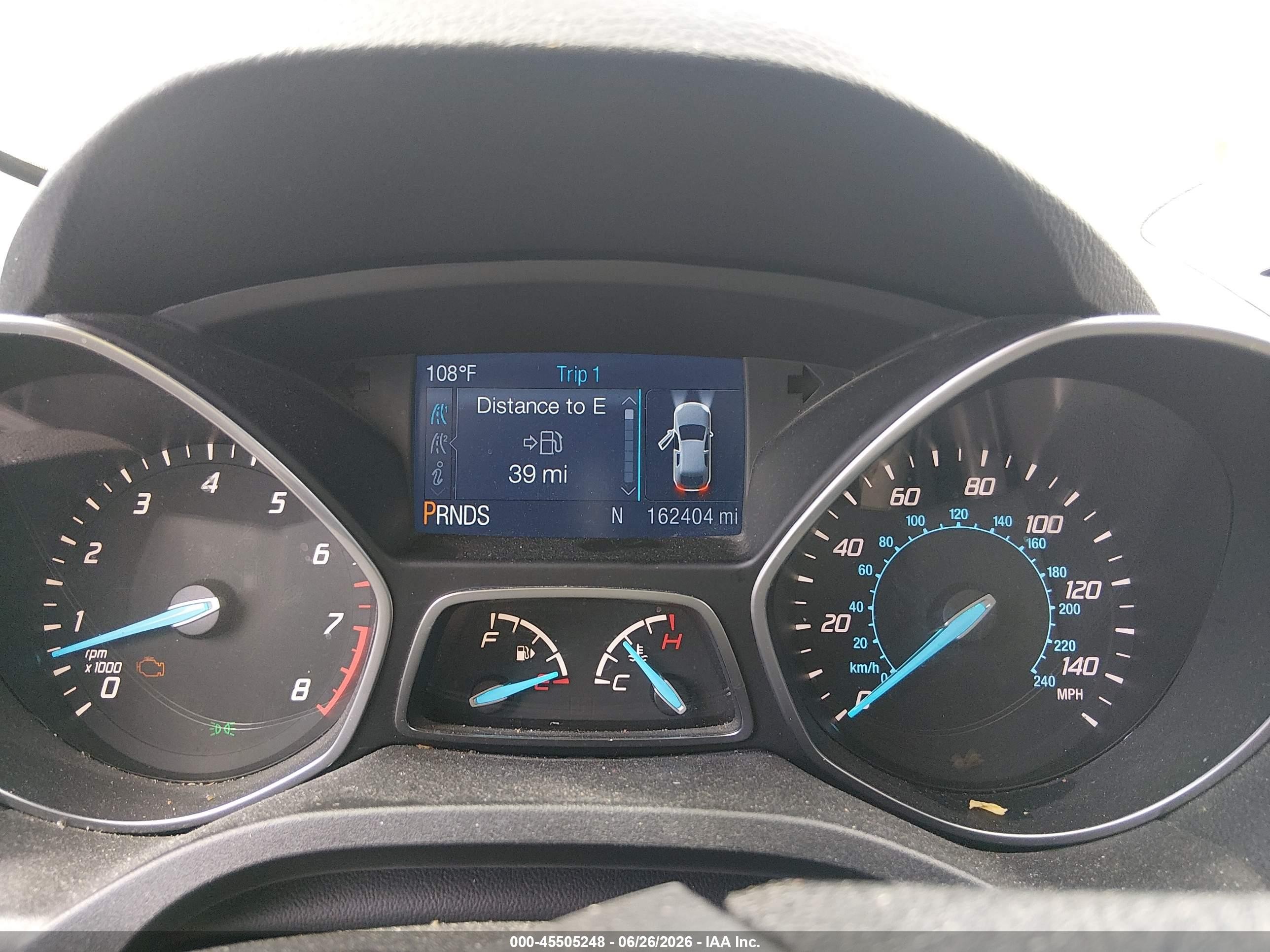 2015 Ford Escape Se White vin: 1FMCU0G93FUC26584