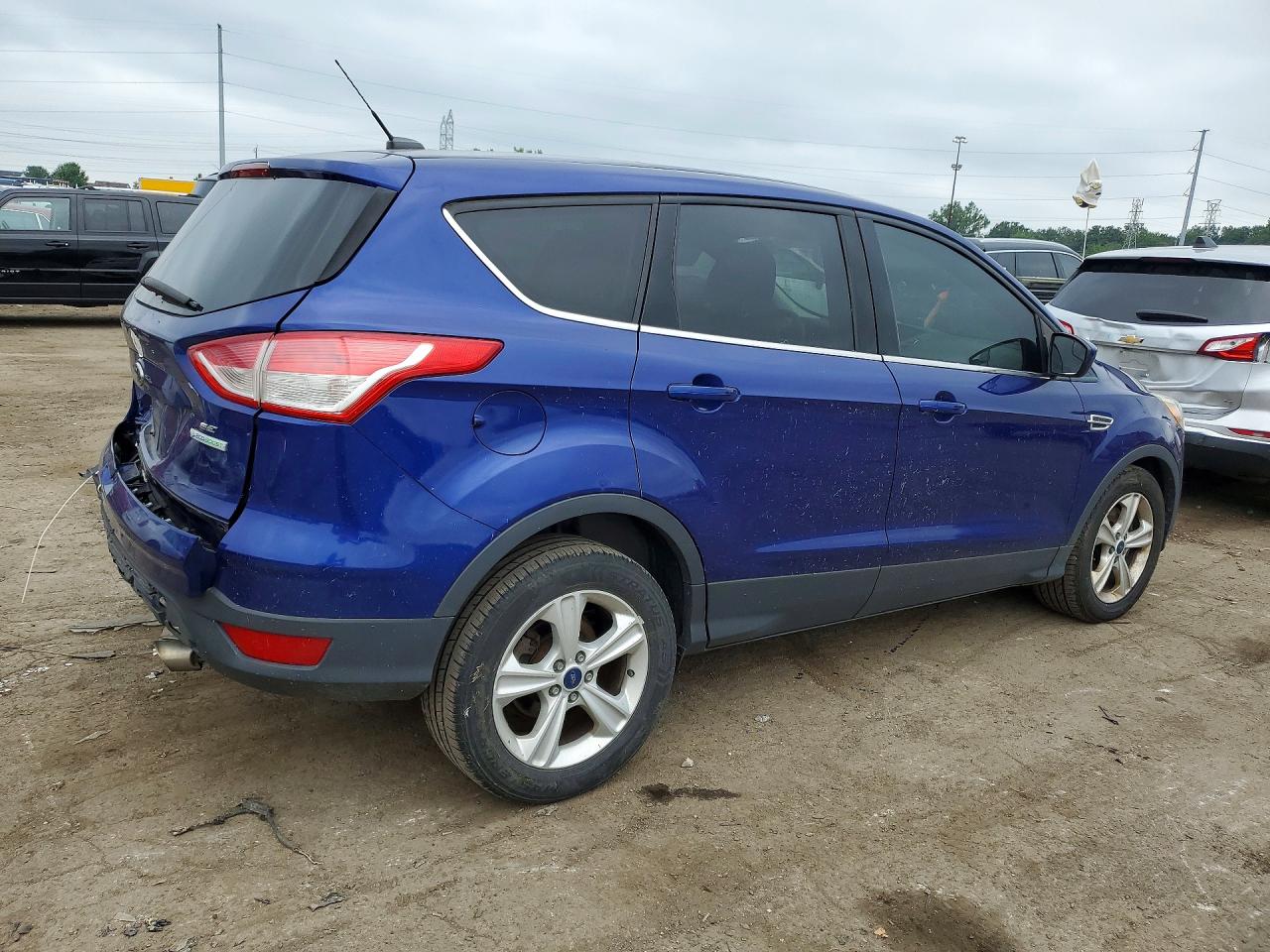 2015 Ford Escape Se Blue vin: 1FMCU0G93FUC76871