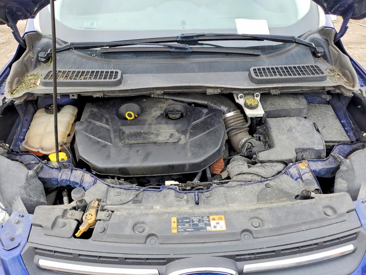 2015 Ford Escape Se Blue vin: 1FMCU0G93FUC76871
