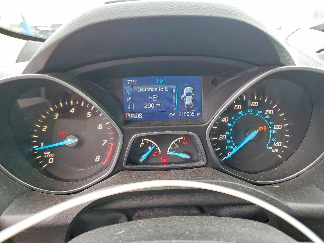 2015 Ford Escape Se Blue vin: 1FMCU0G93FUC76871