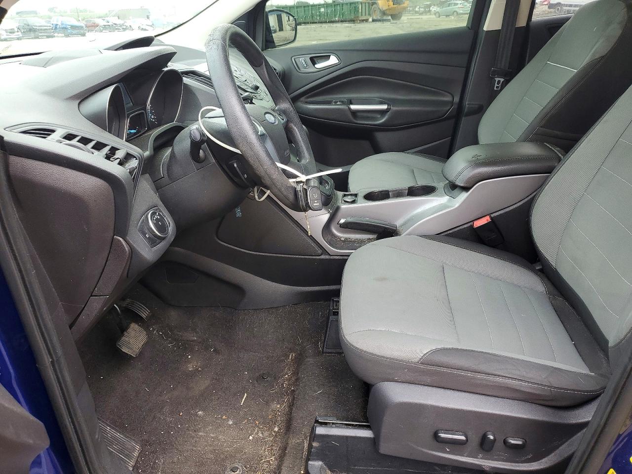 2015 Ford Escape Se Blue vin: 1FMCU0G93FUC76871