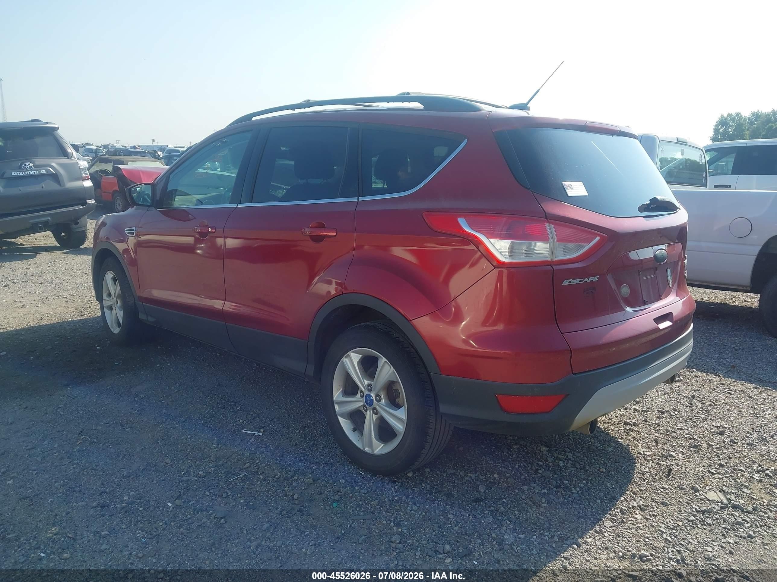 2013 Ford Escape Se Red vin: 1FMCU0G94DUC08835