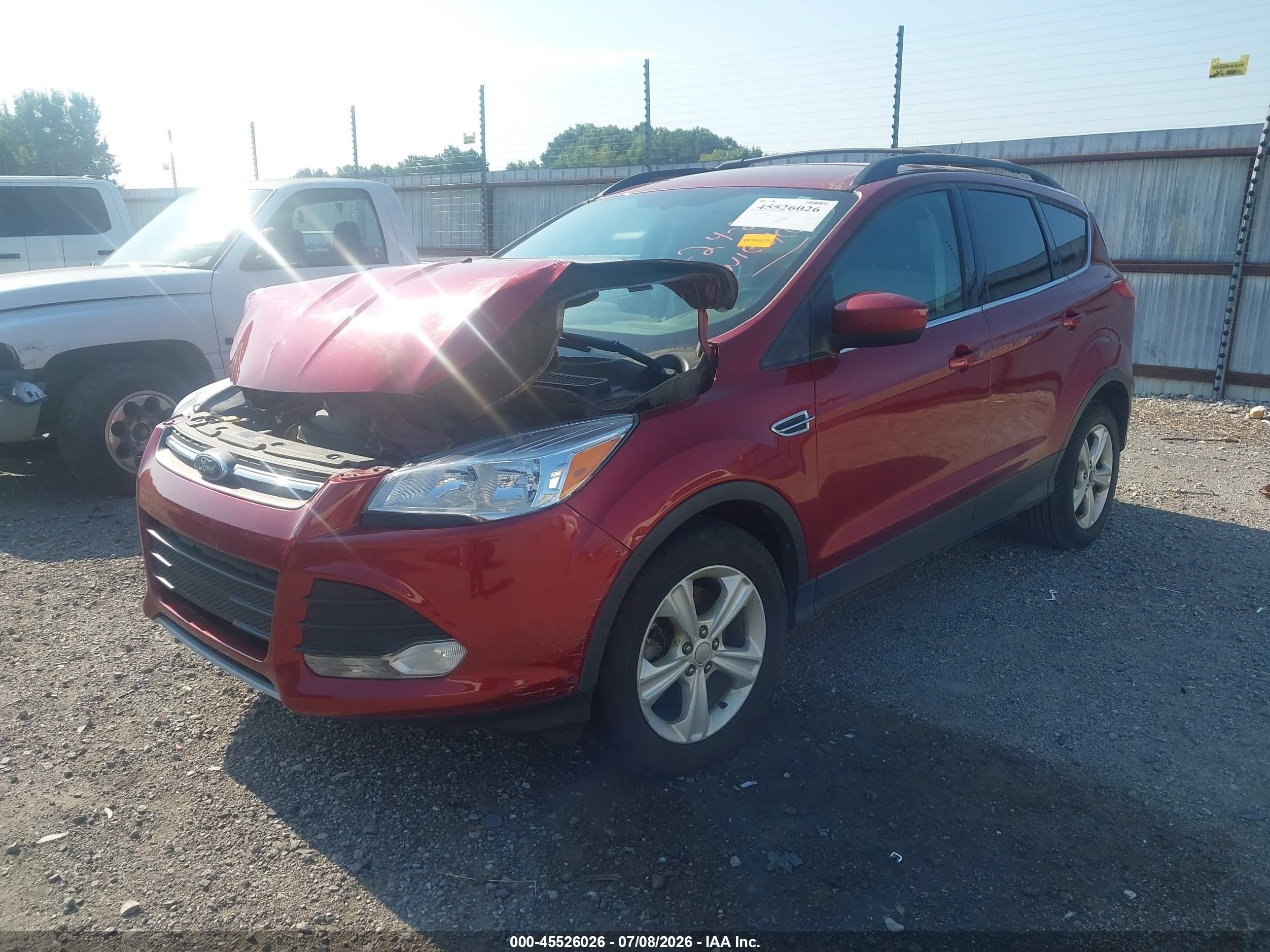 2013 Ford Escape Se Red vin: 1FMCU0G94DUC08835