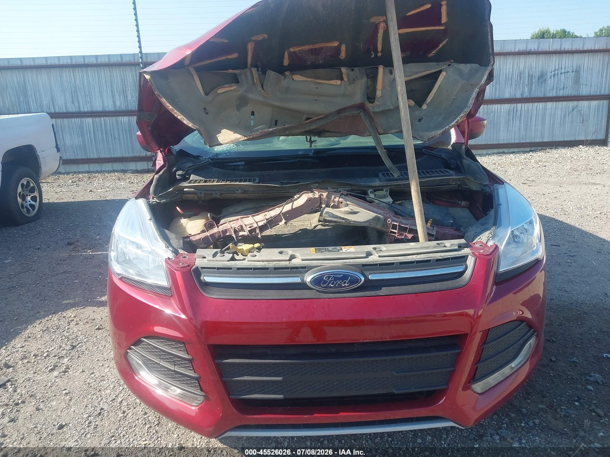 2013 Ford Escape Se Red vin: 1FMCU0G94DUC08835