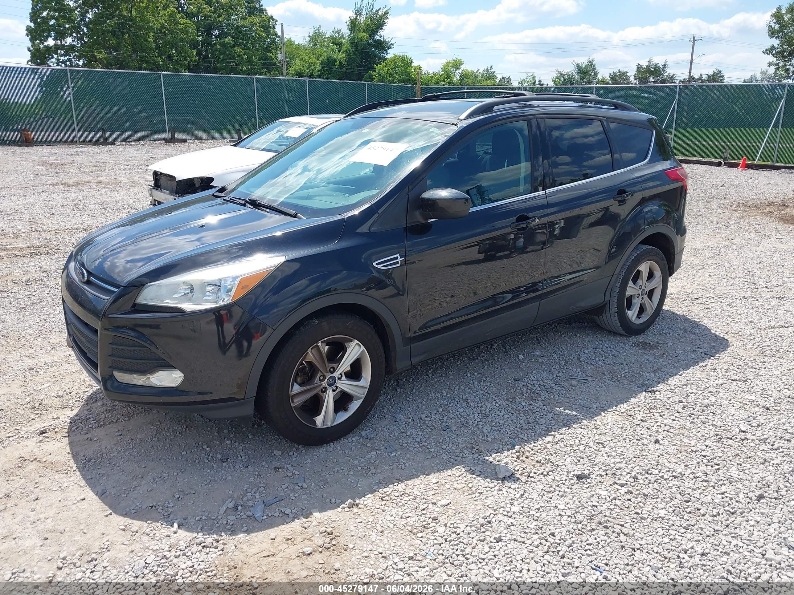 2013 Ford Escape Se Black vin: 1FMCU0G94DUC15607