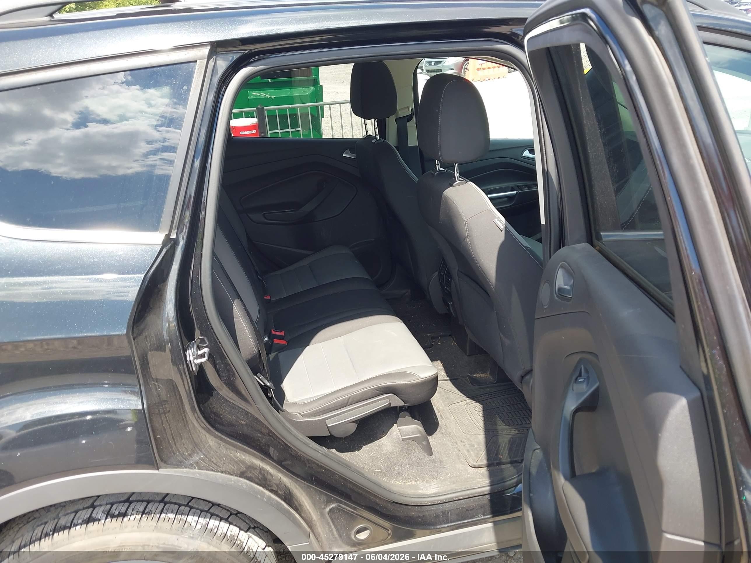 2013 Ford Escape Se Black vin: 1FMCU0G94DUC15607