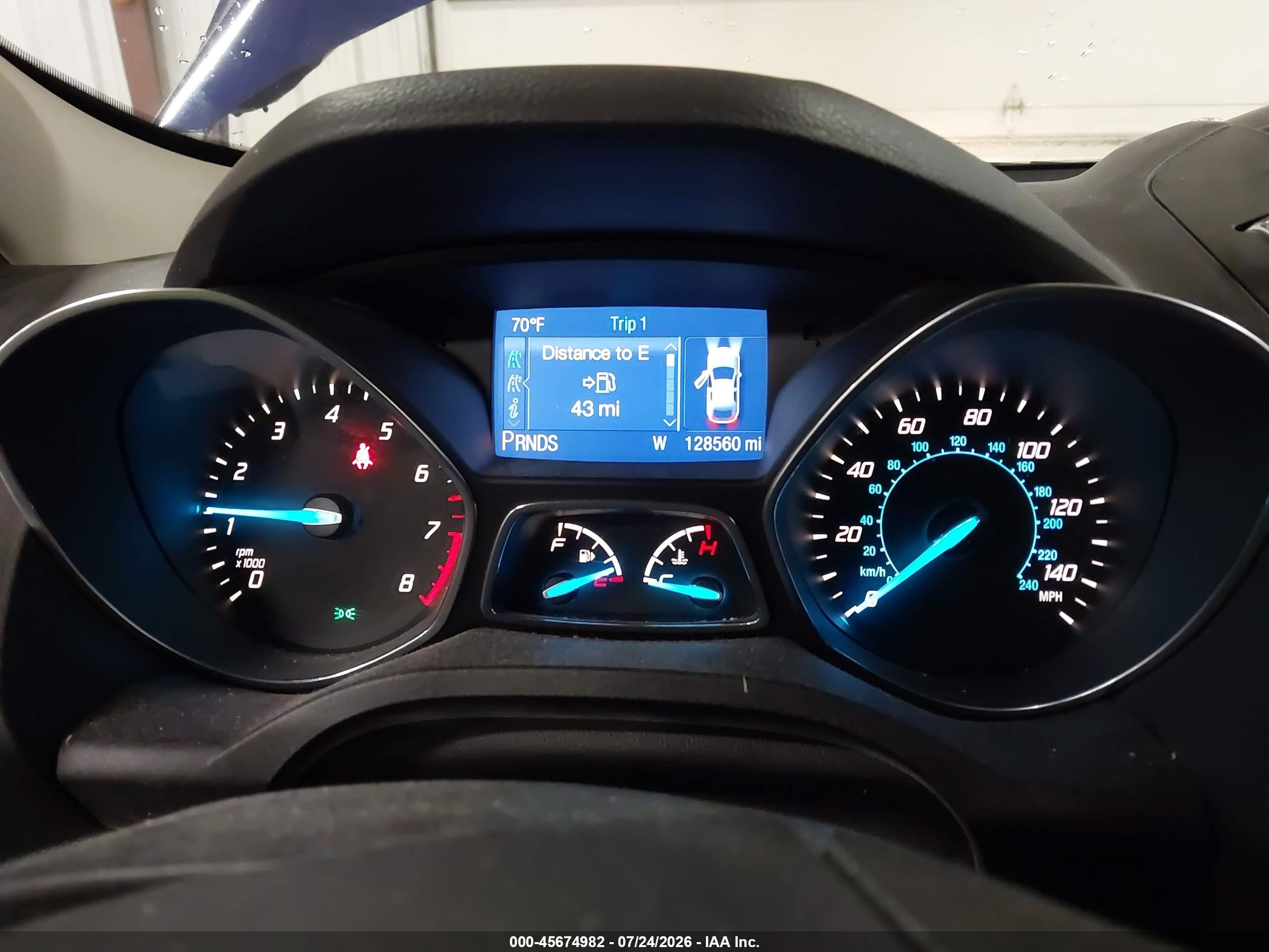 2013 Ford Escape Se Blue vin: 1FMCU0G94DUC59896