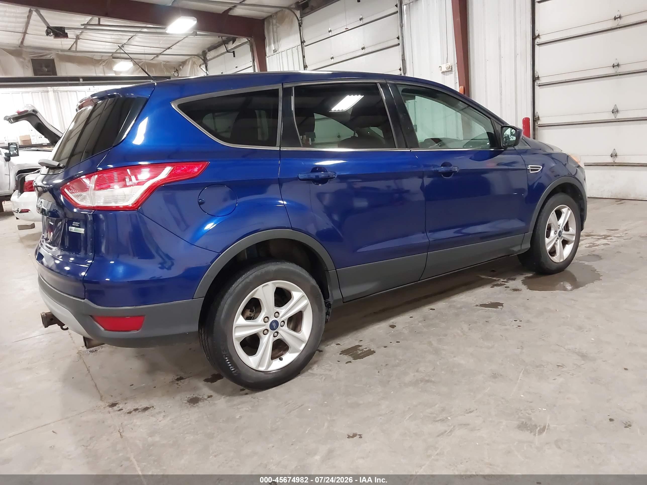 2013 Ford Escape Se Blue vin: 1FMCU0G94DUC59896