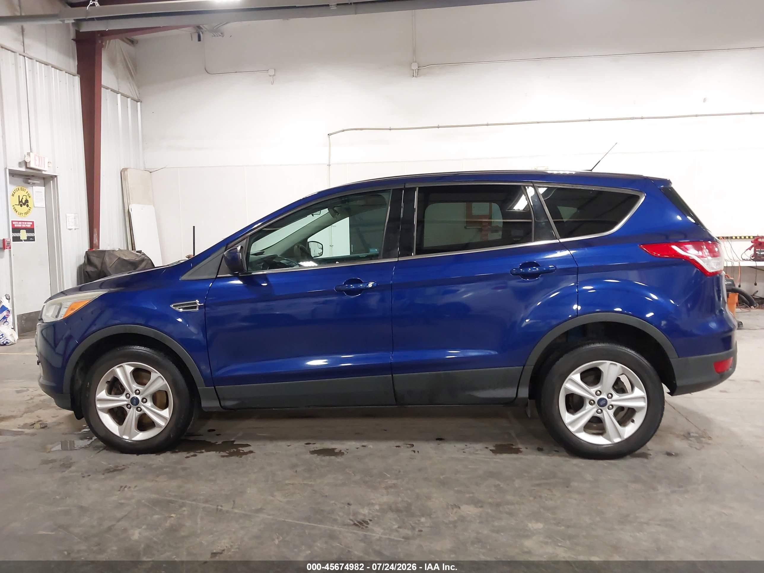 2013 Ford Escape Se Blue vin: 1FMCU0G94DUC59896