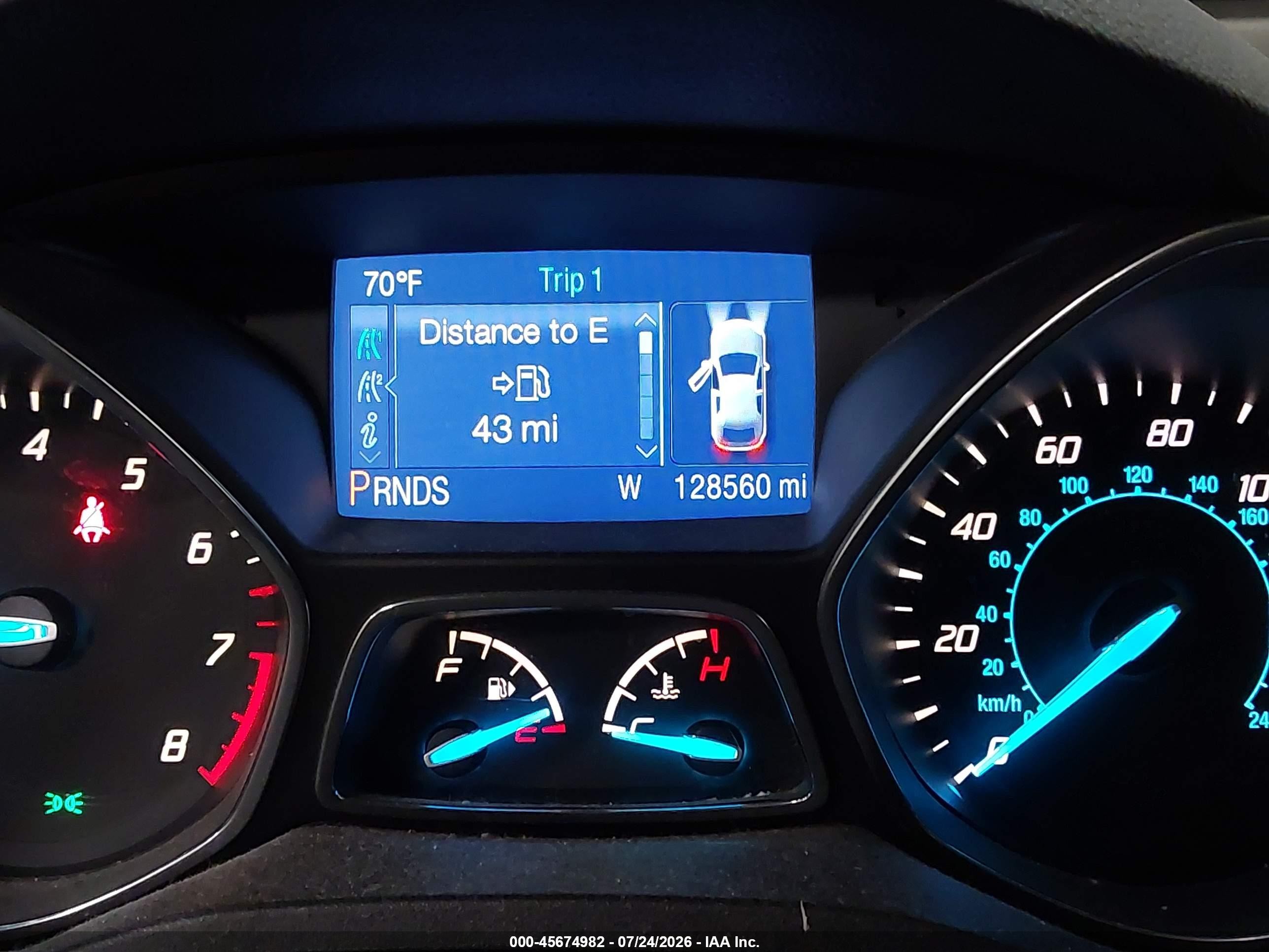 2013 Ford Escape Se Blue vin: 1FMCU0G94DUC59896