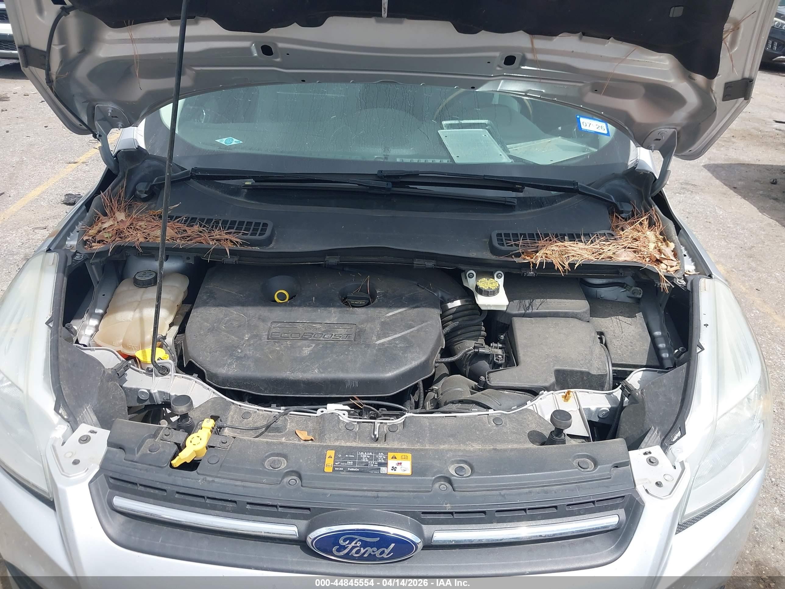 2013 Ford Escape Se Silver vin: 1FMCU0G94DUD17392