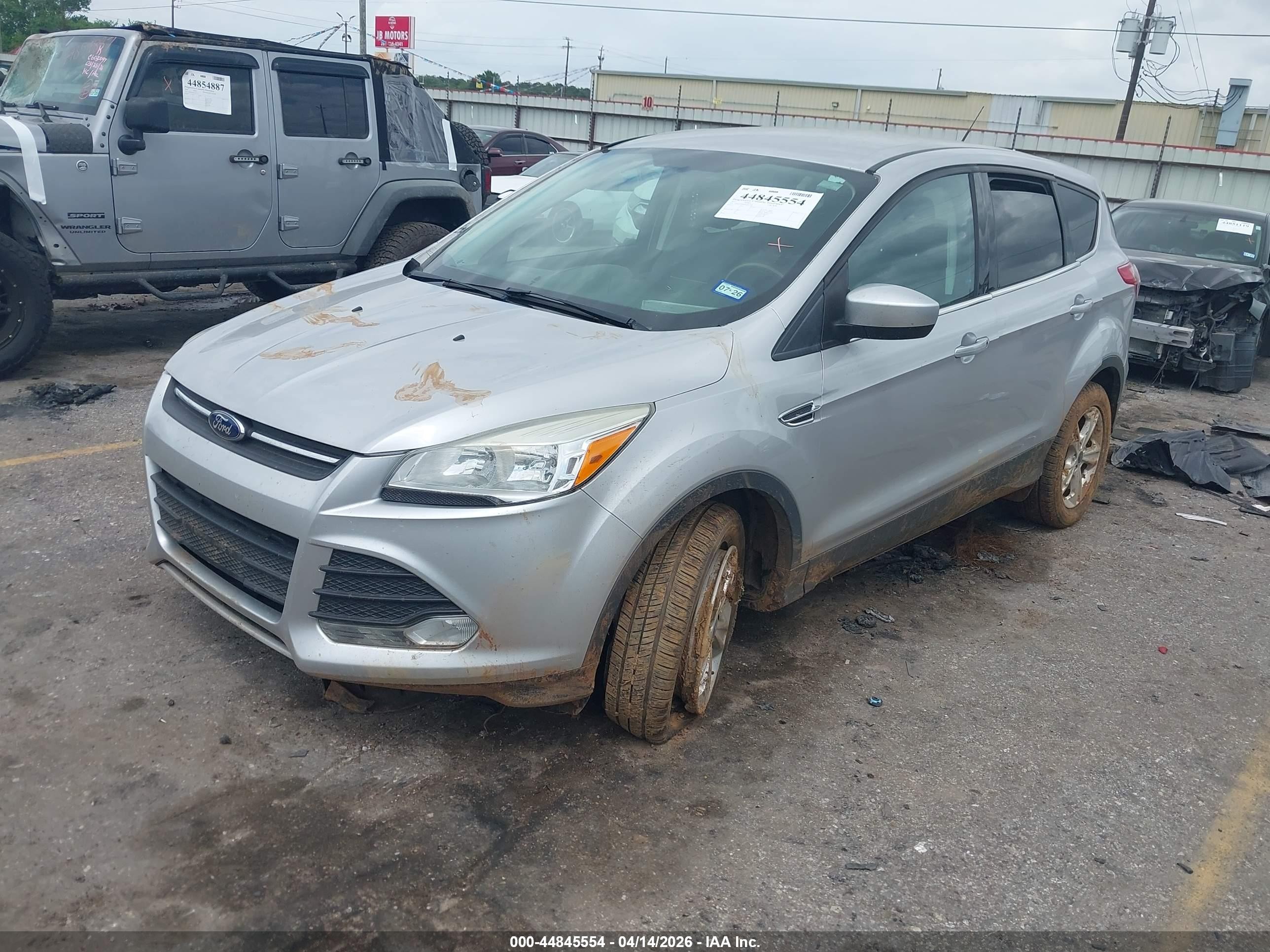 2013 Ford Escape Se Silver vin: 1FMCU0G94DUD17392