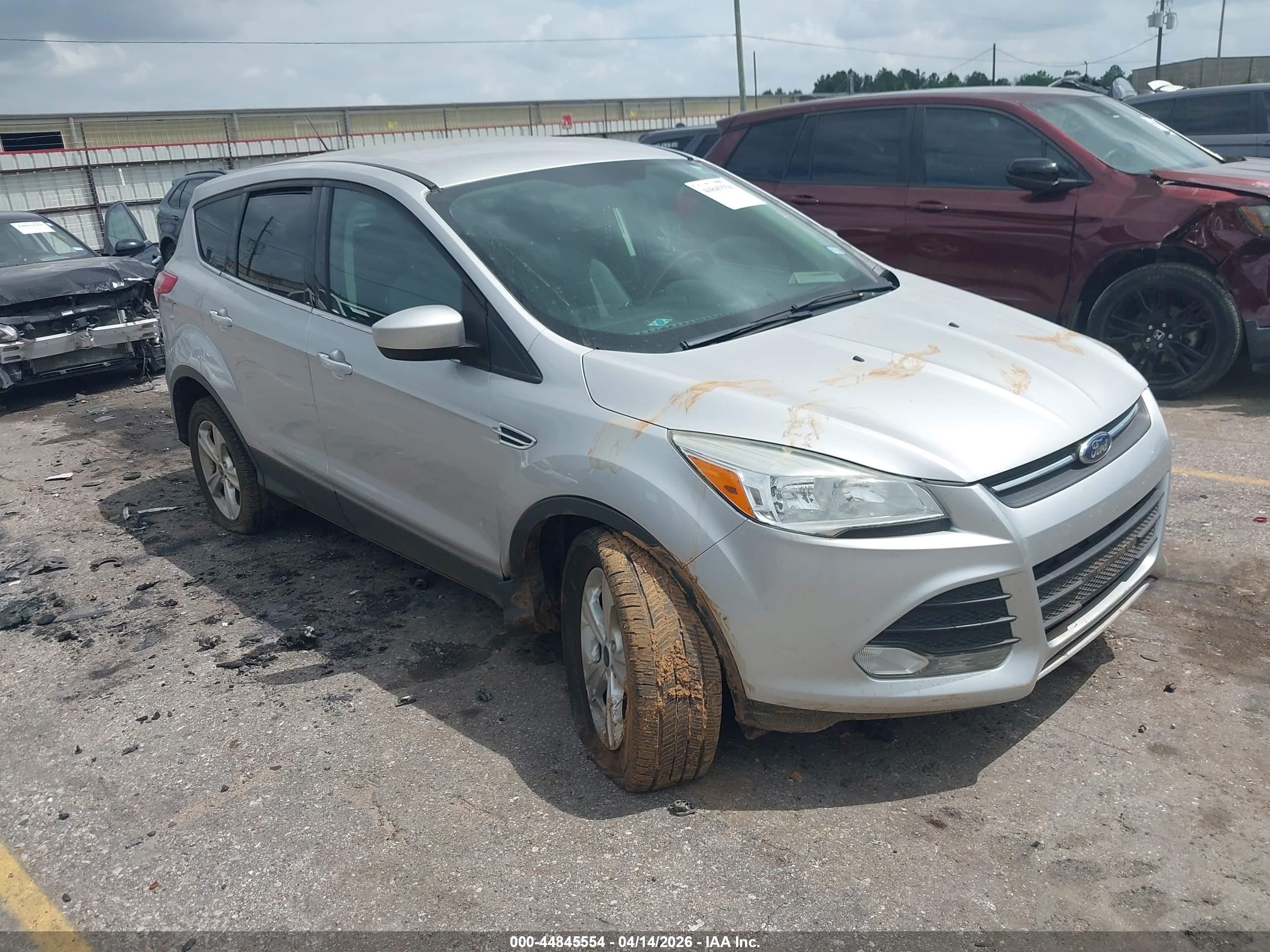 2013 Ford Escape Se Silver vin: 1FMCU0G94DUD17392