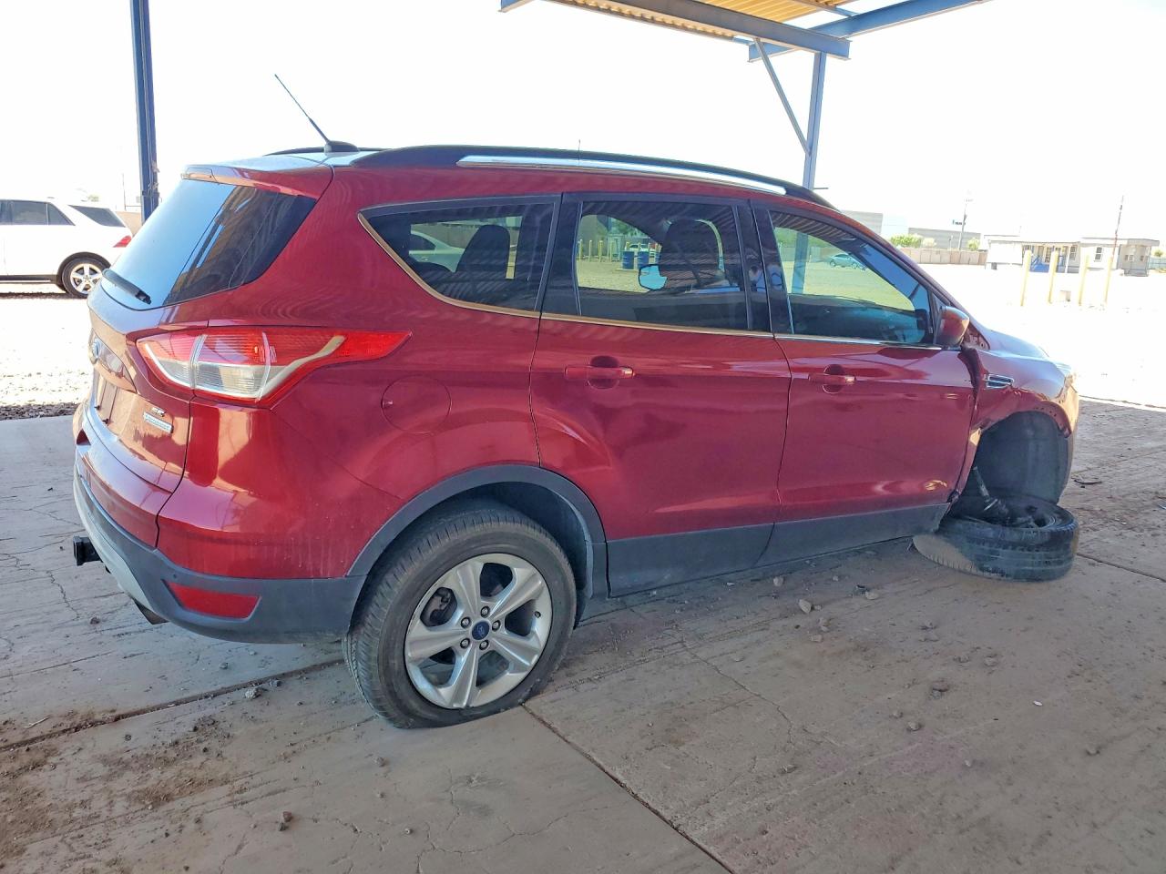 2014 Ford Escape Se Red vin: 1FMCU0G94EUA63314