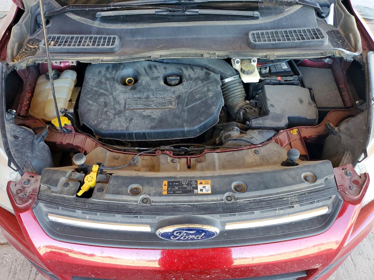 2014 Ford Escape Se Red vin: 1FMCU0G94EUA63314