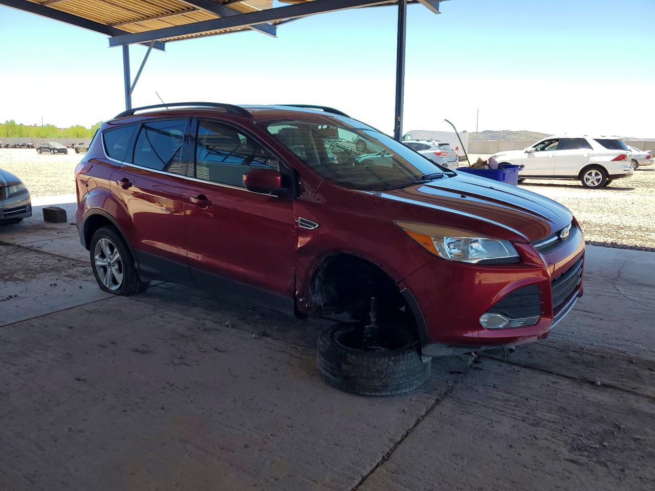 2014 Ford Escape Se Red vin: 1FMCU0G94EUA63314