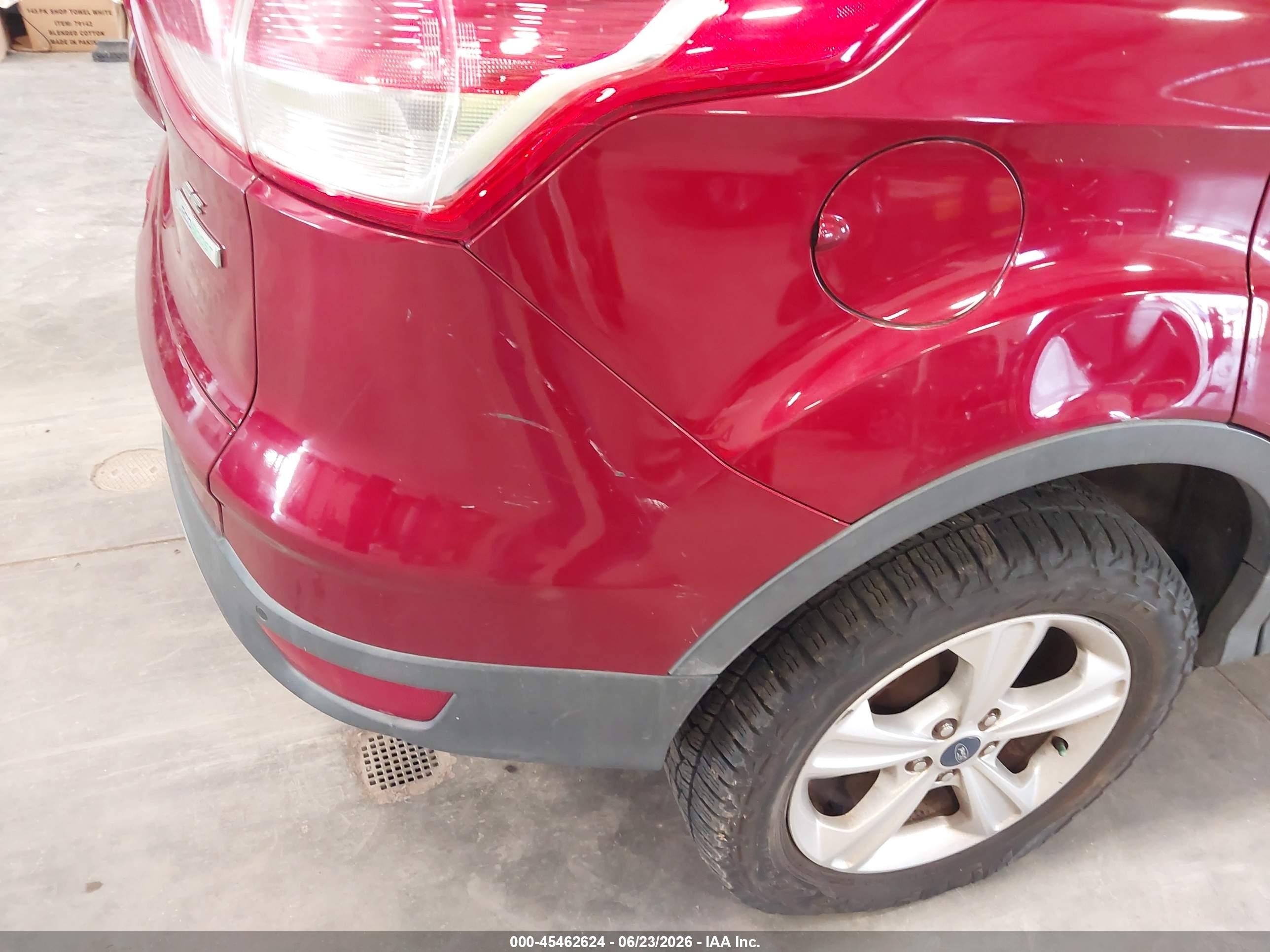 2014 Ford Escape Se Red vin: 1FMCU0G94EUB81203