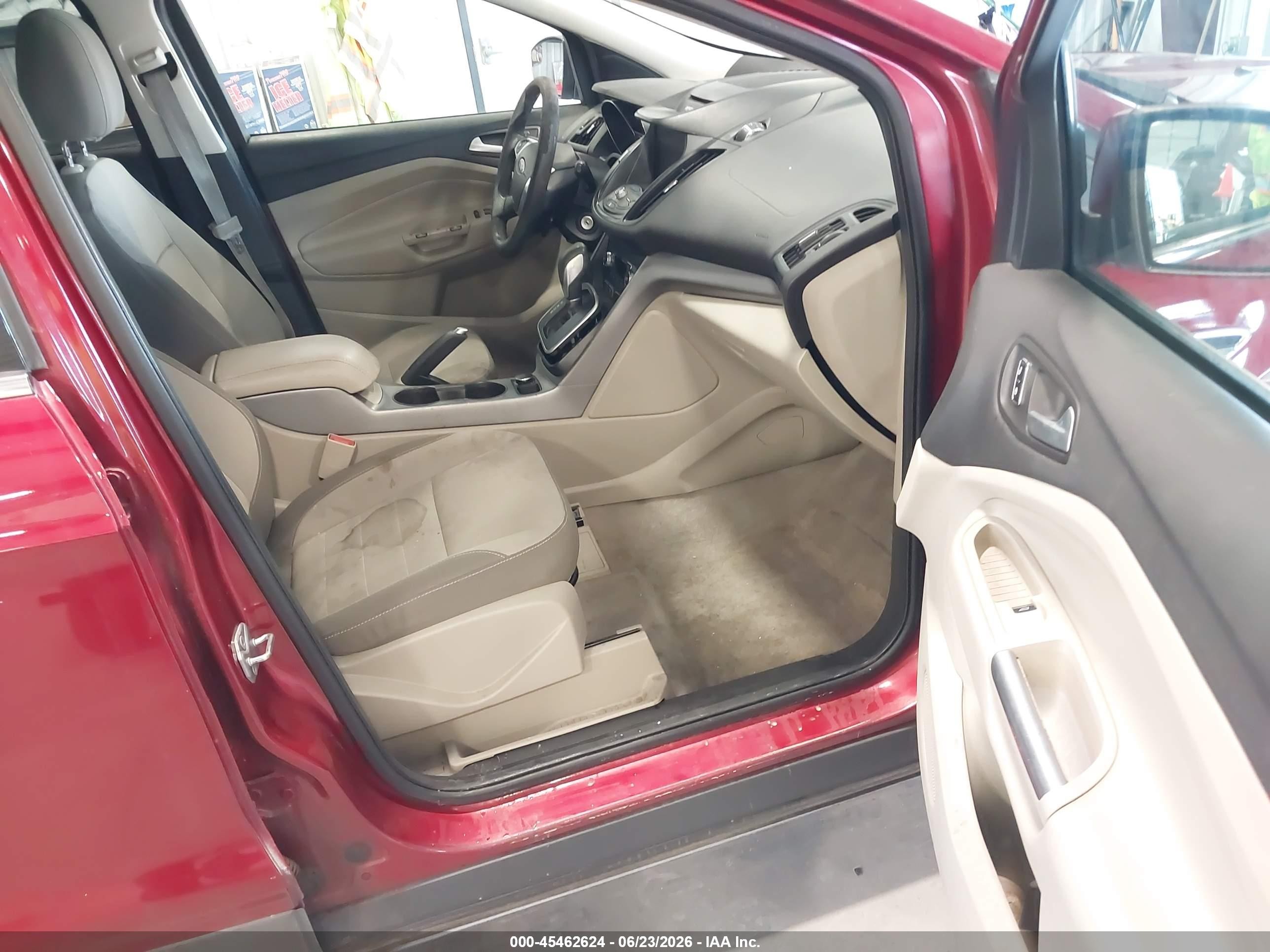 2014 Ford Escape Se Red vin: 1FMCU0G94EUB81203