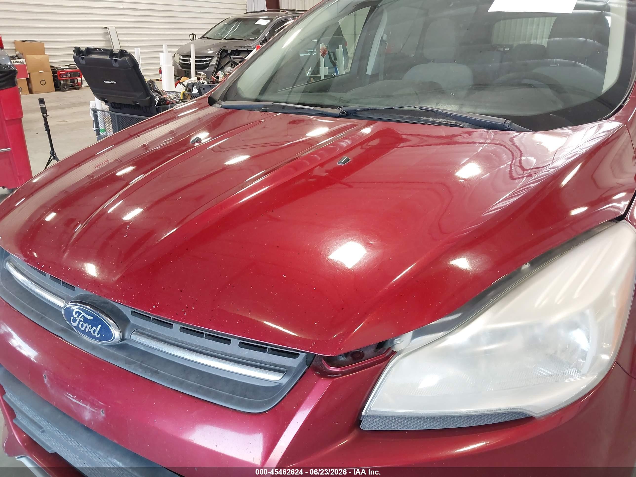 2014 Ford Escape Se Red vin: 1FMCU0G94EUB81203