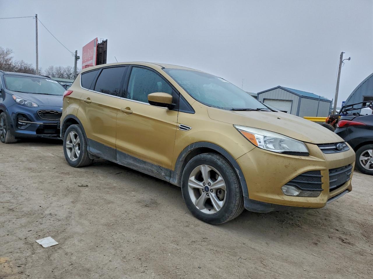 2014 Ford Escape Se Золотой vin: 1FMCU0G94EUC62279