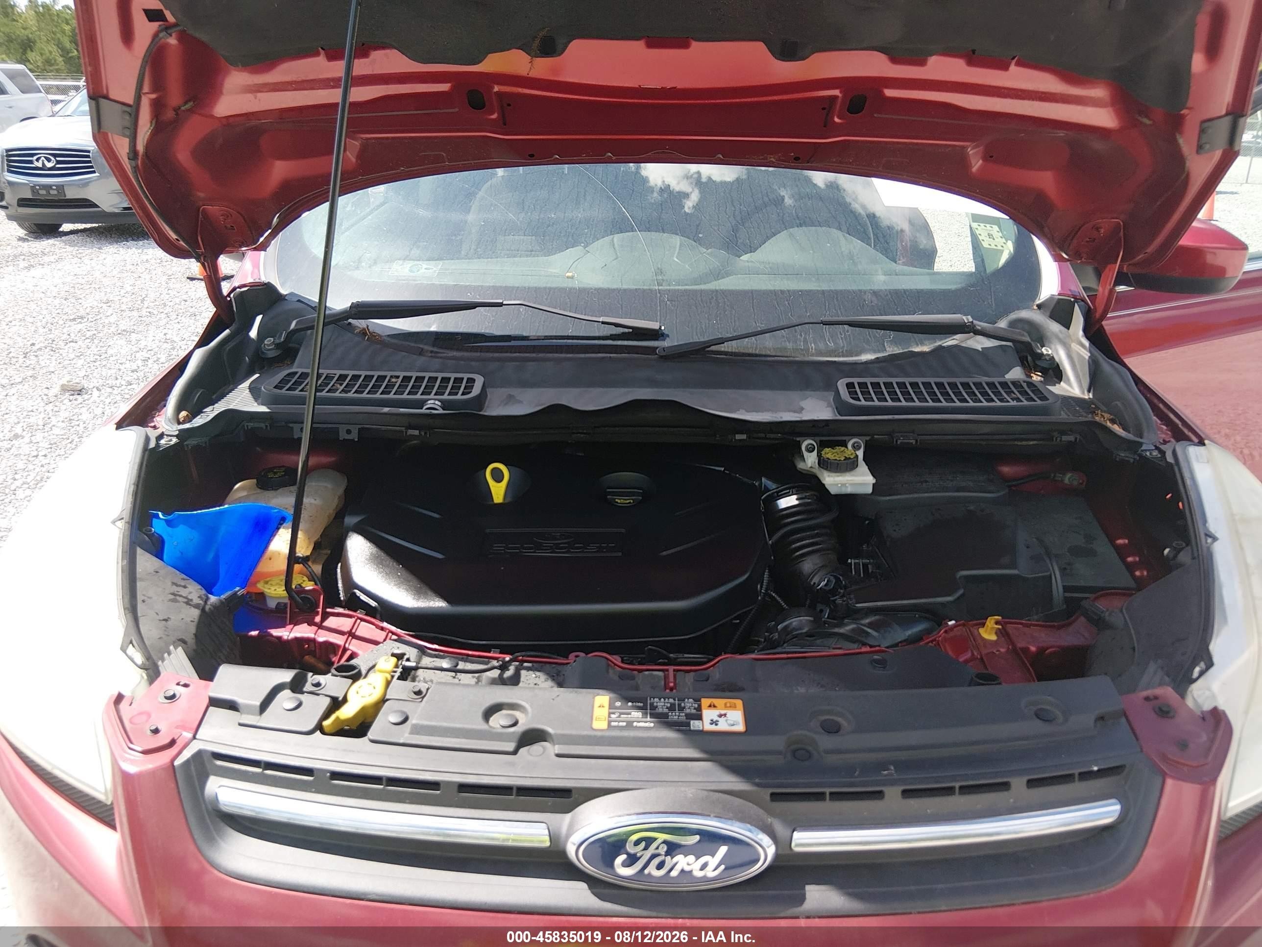 2014 Ford Escape Se Красный vin: 1FMCU0G94EUC81561