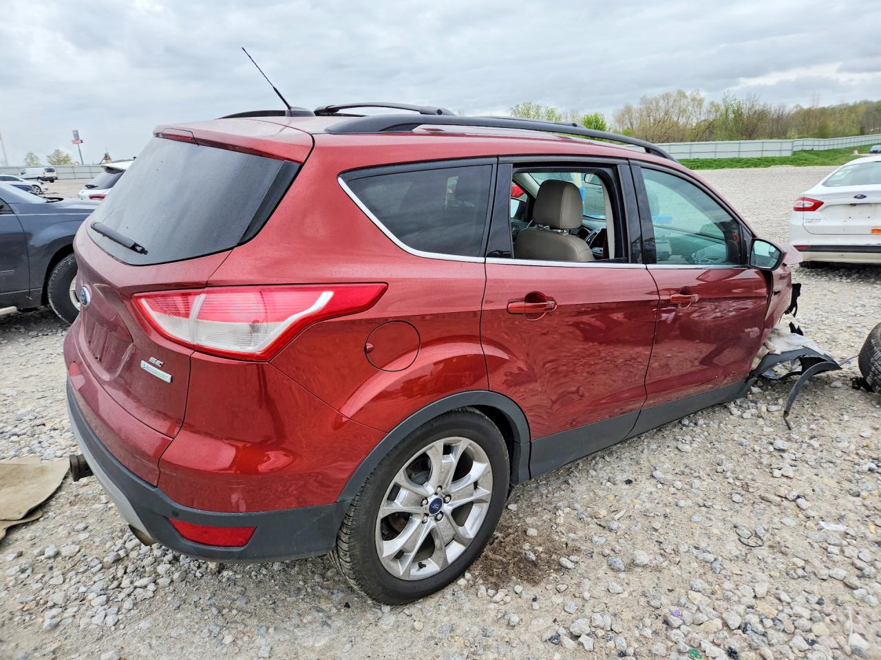 2014 Ford Escape Se Brown vin: 1FMCU0G94EUD08385