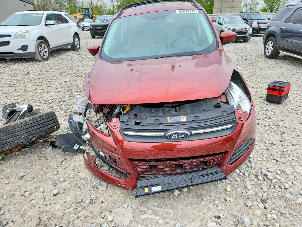 2014 Ford Escape Se Brown vin: 1FMCU0G94EUD08385