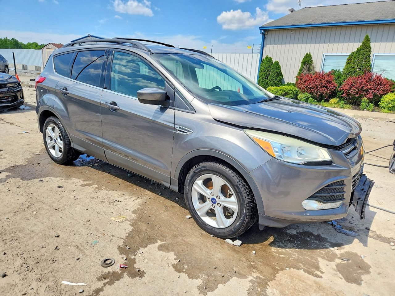 2014 Ford Escape Se Серый vin: 1FMCU0G94EUD91672