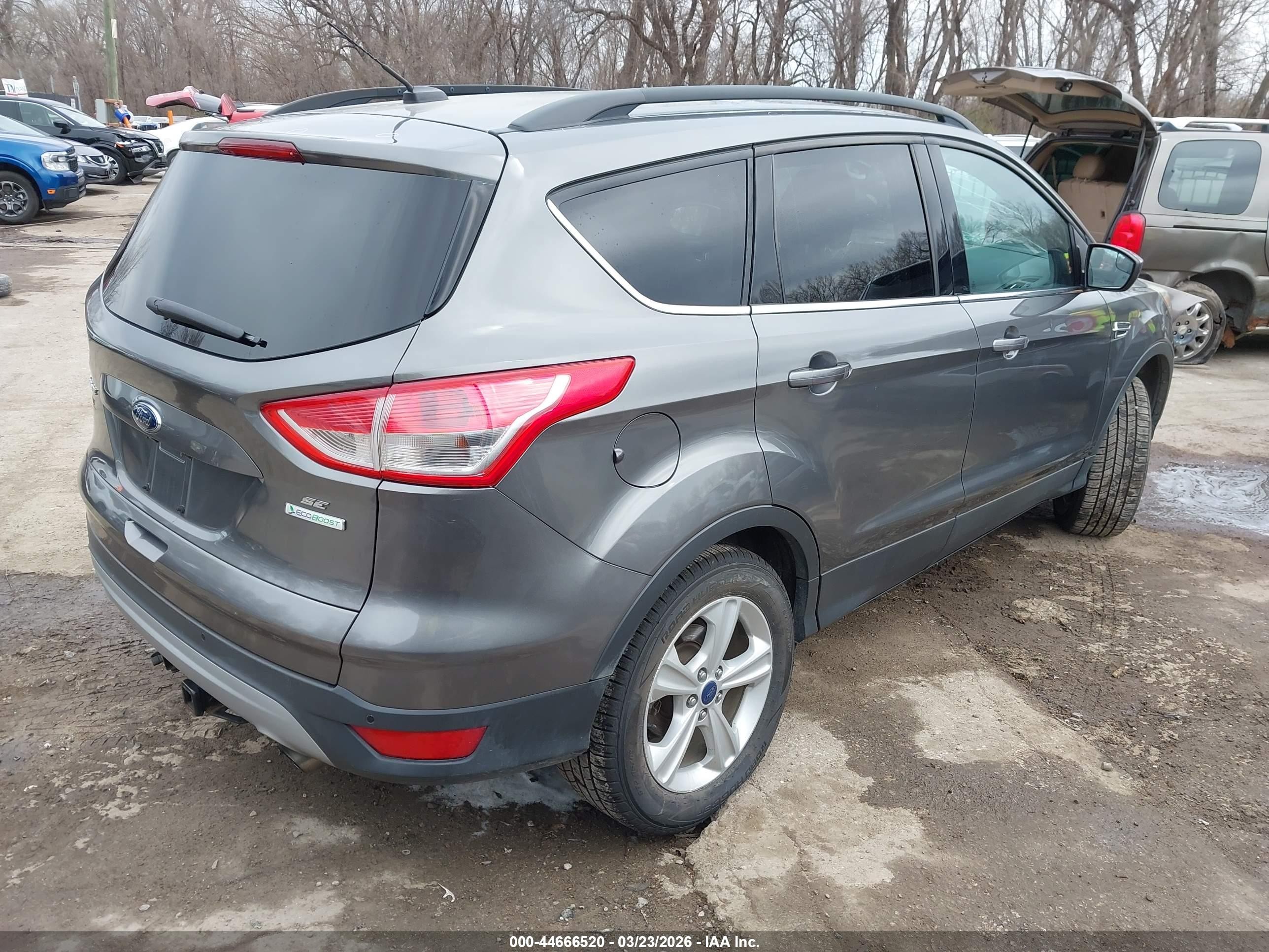 2014 Ford Escape Se Серый vin: 1FMCU0G94EUD95673