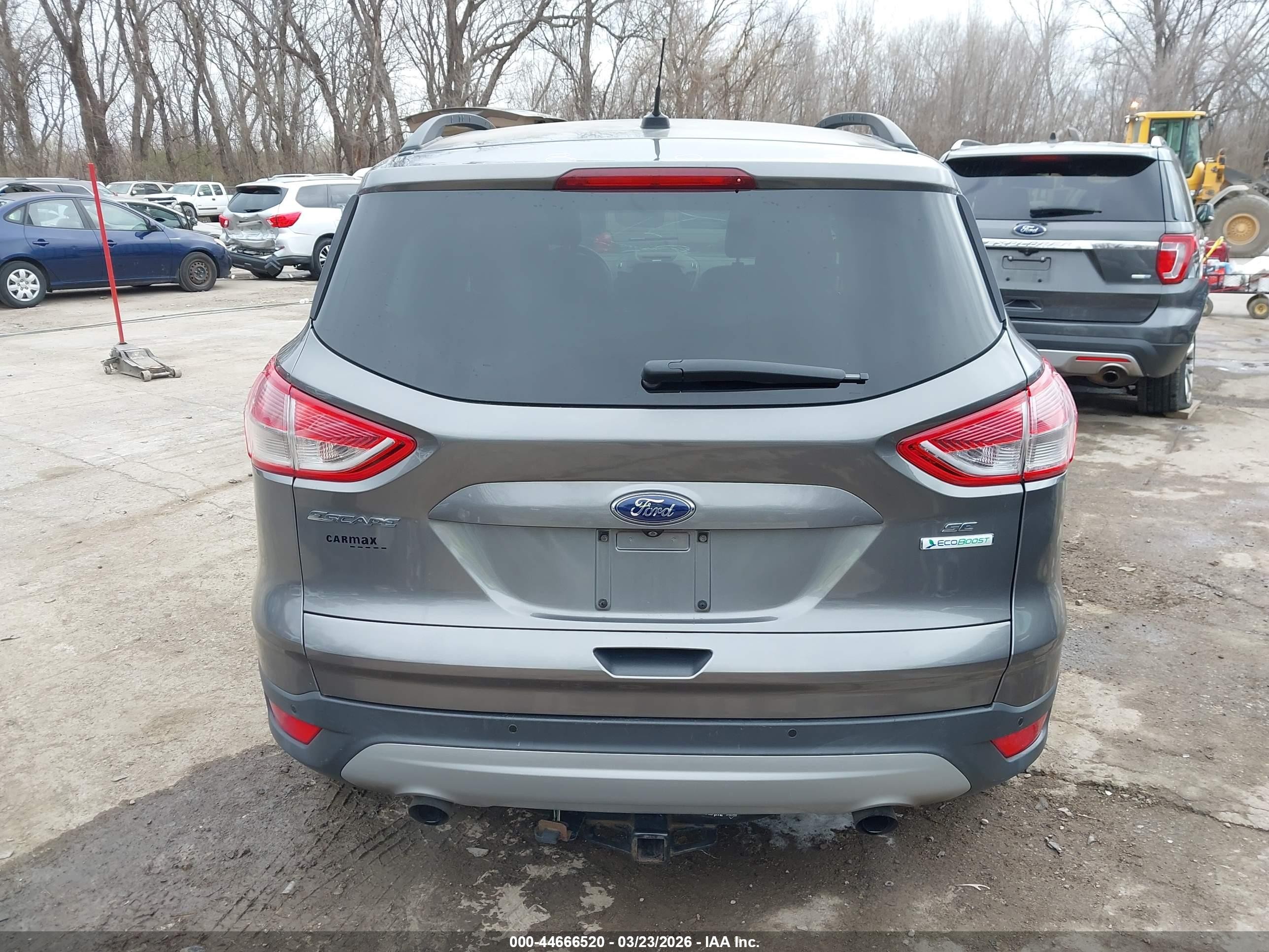 2014 Ford Escape Se Серый vin: 1FMCU0G94EUD95673