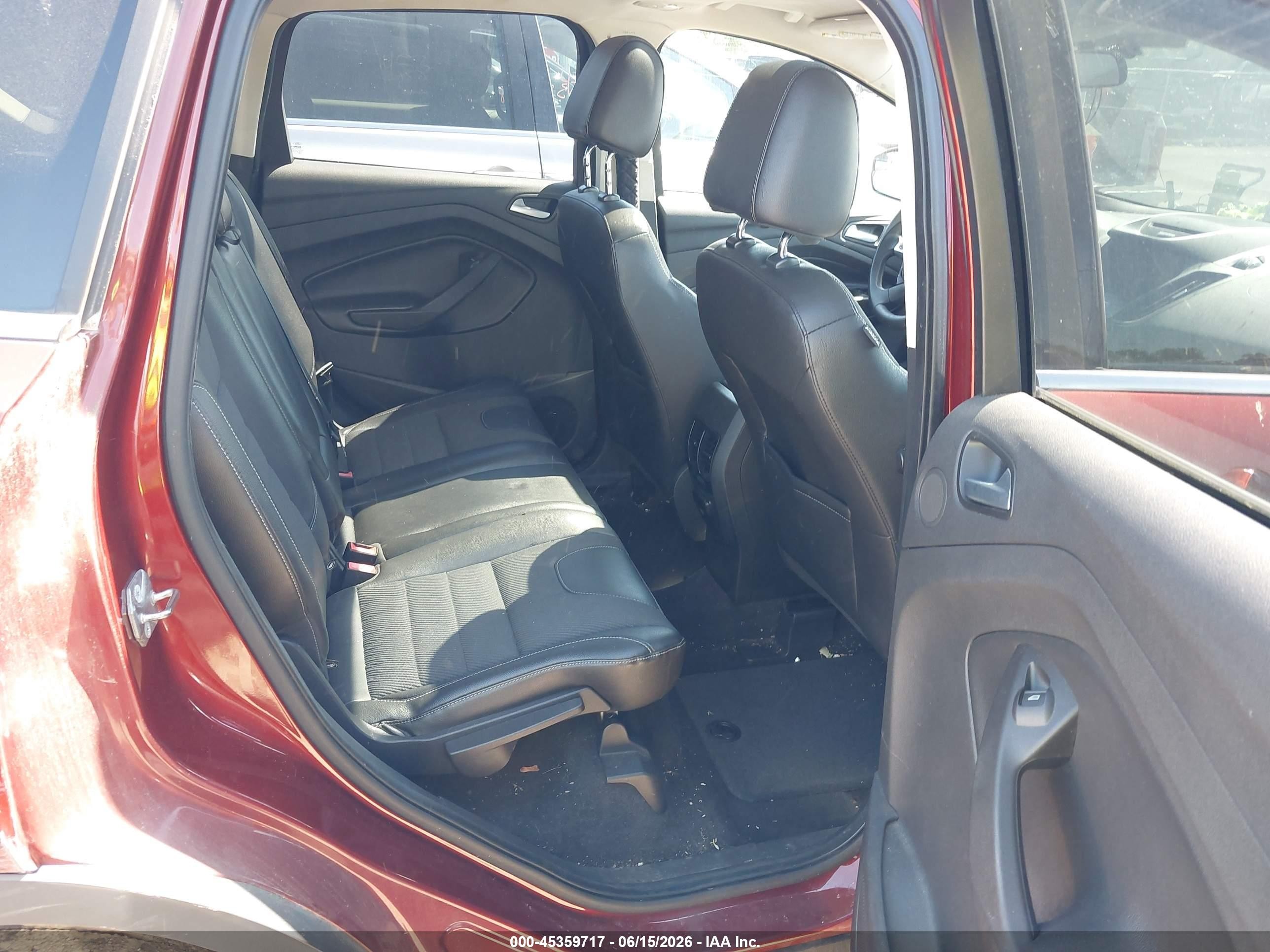 2014 Ford Escape Se Orange vin: 1FMCU0G94EUE50770
