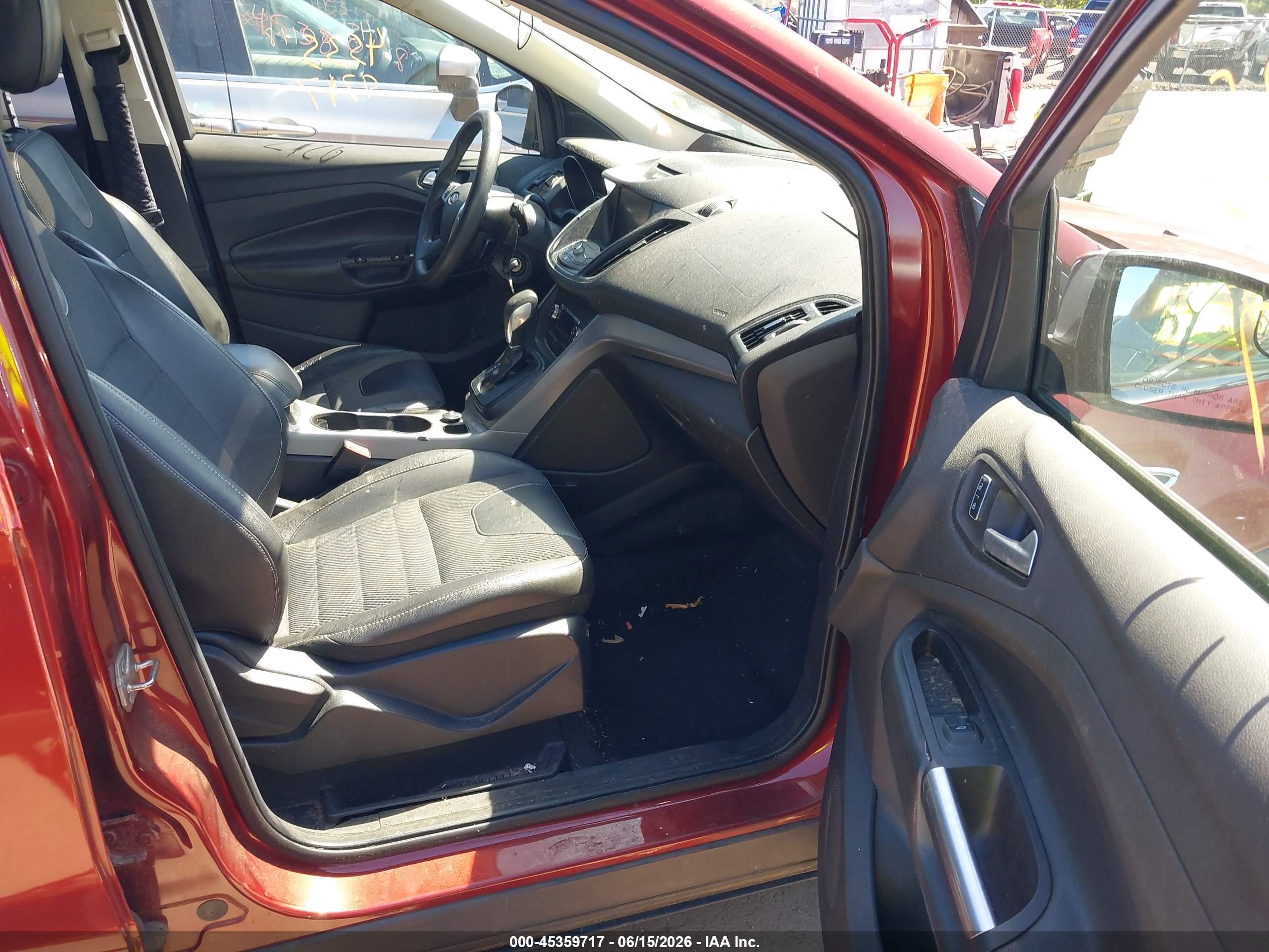 2014 Ford Escape Se Orange vin: 1FMCU0G94EUE50770