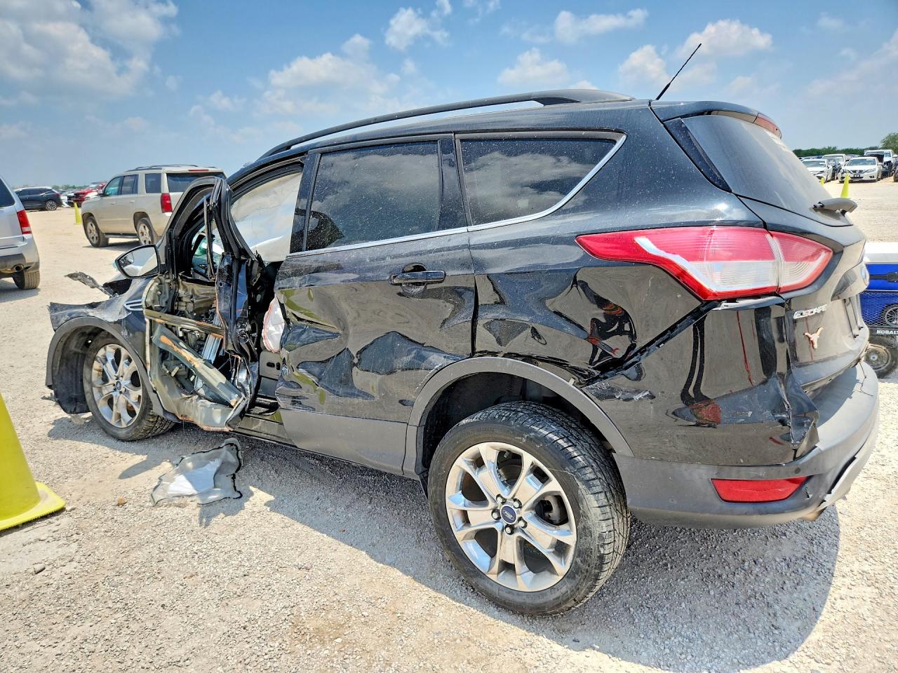 2015 Ford Escape Se Black vin: 1FMCU0G94FUA78154