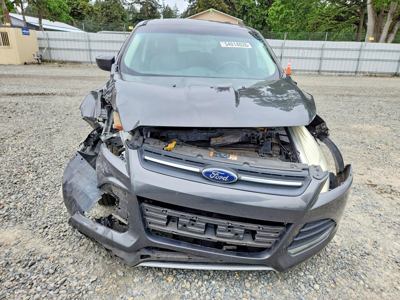 2015 Ford Escape Se Серый vin: 1FMCU0G94FUA93303