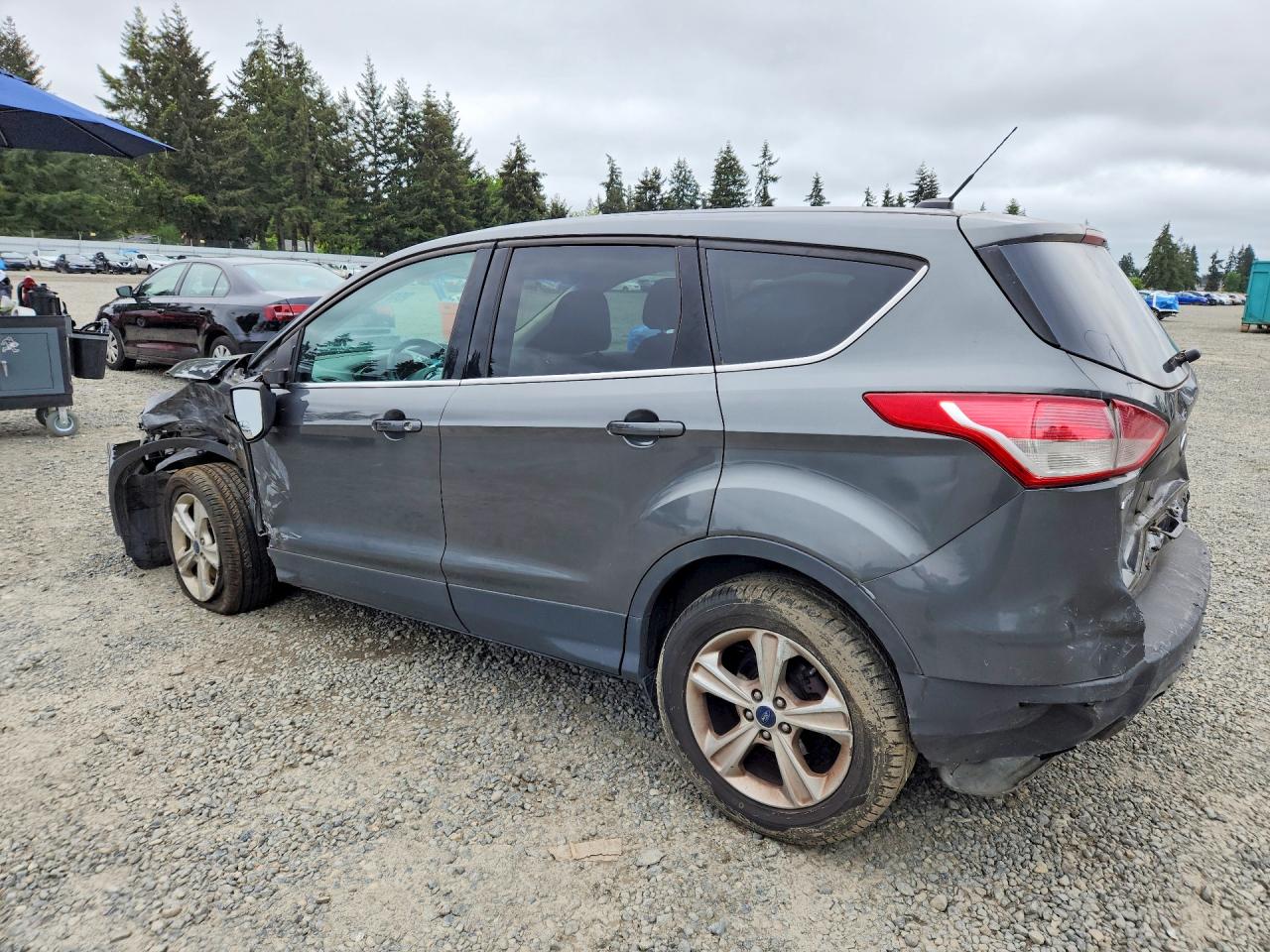 2015 Ford Escape Se Серый vin: 1FMCU0G94FUA93303