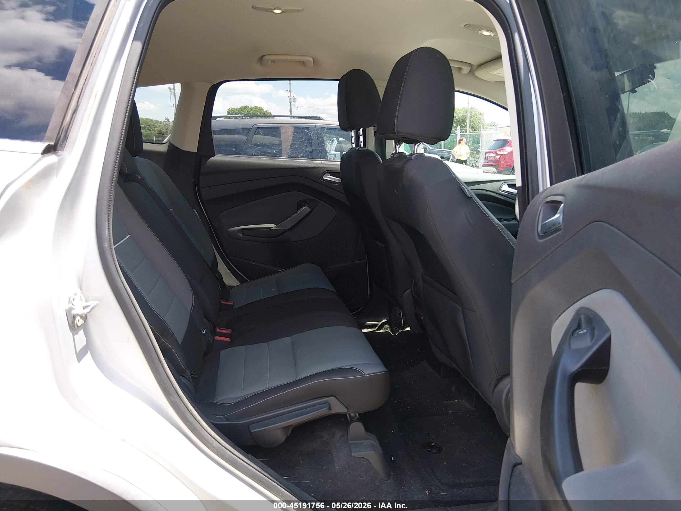 2013 Ford Escape Se Silver vin: 1FMCU0G95DUA16923