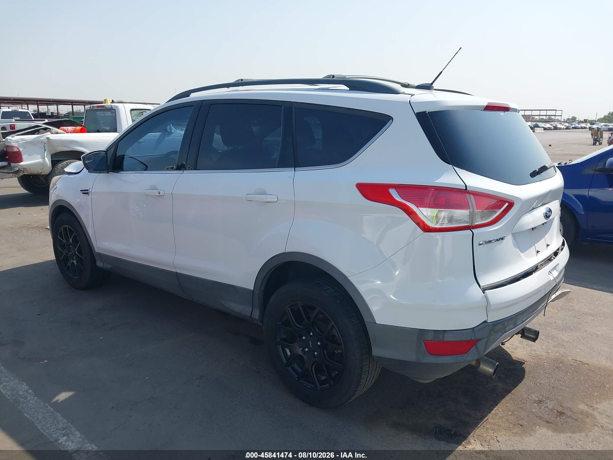 2013 Ford Escape Se White vin: 1FMCU0G95DUA86583