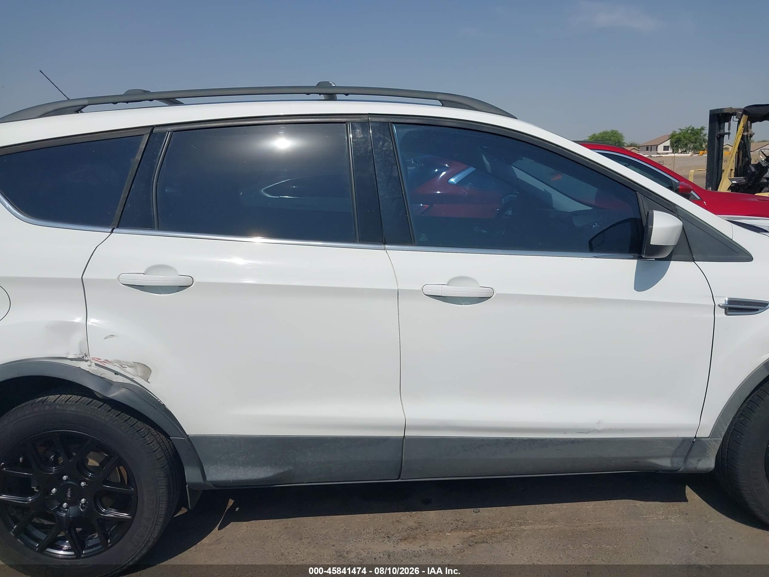 2013 Ford Escape Se White vin: 1FMCU0G95DUA86583