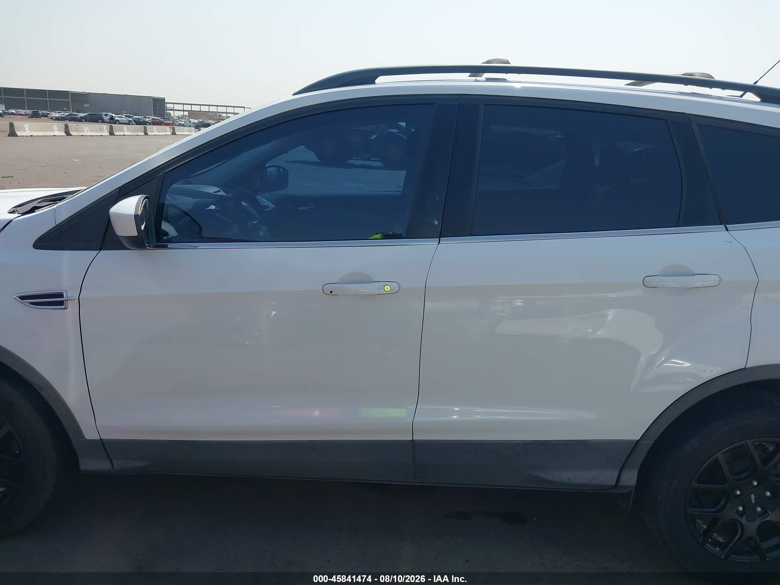 2013 Ford Escape Se White vin: 1FMCU0G95DUA86583