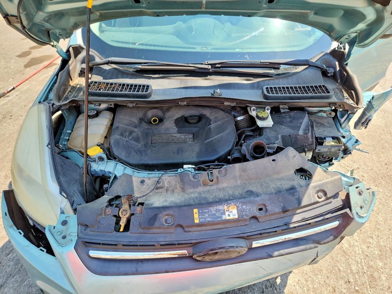 2013 Ford Escape Se Turquoise vin: 1FMCU0G95DUB90619