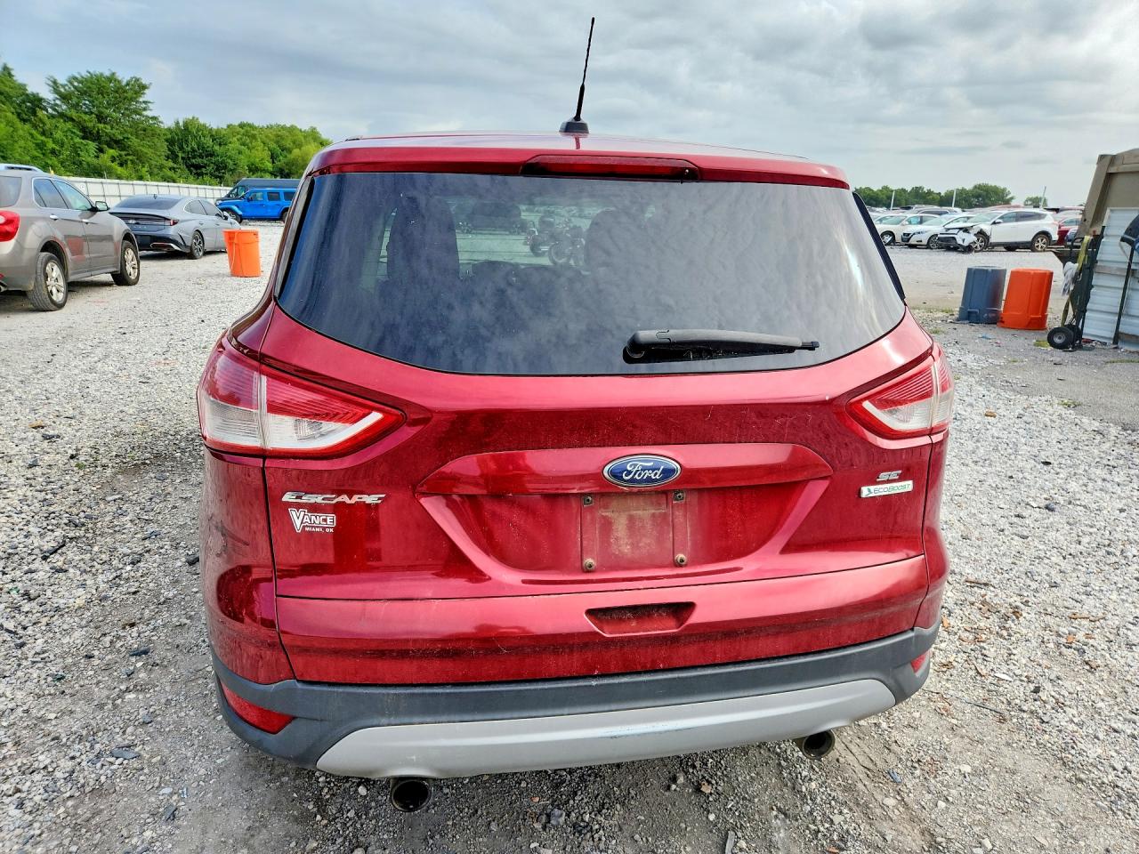 2013 Ford Escape Se Red vin: 1FMCU0G95DUC70227